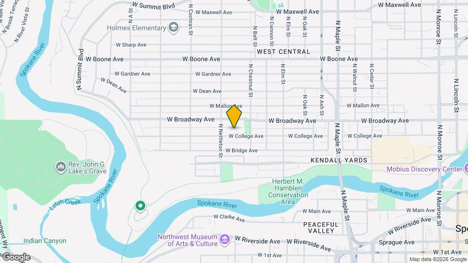 2204 W College Ave Map and Location Details