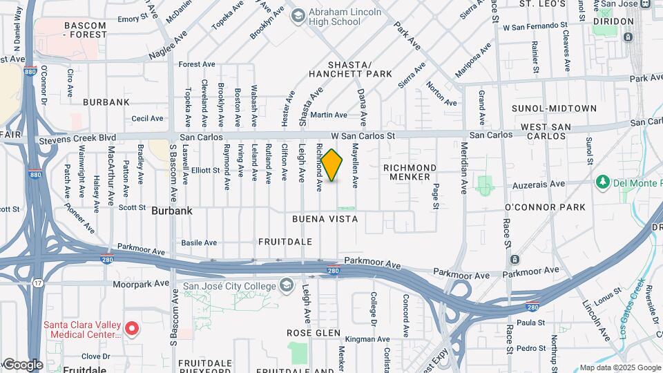 437 Menker Ave Map and Location Details