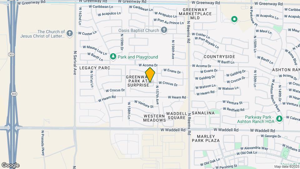 15736 W Crocus Dr Map and Location Details
