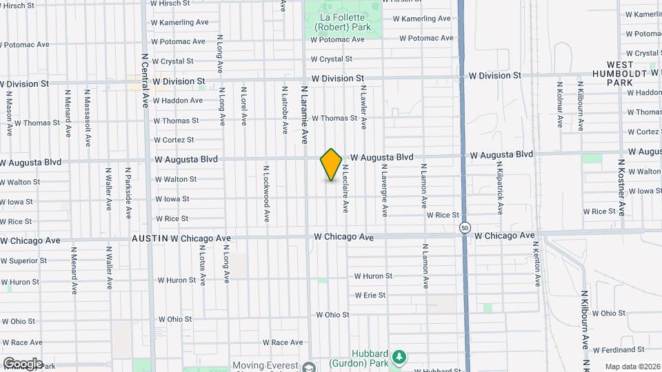 917 N Leamington Ave, Unit 2 Mapa y Detalles de la Ubicación