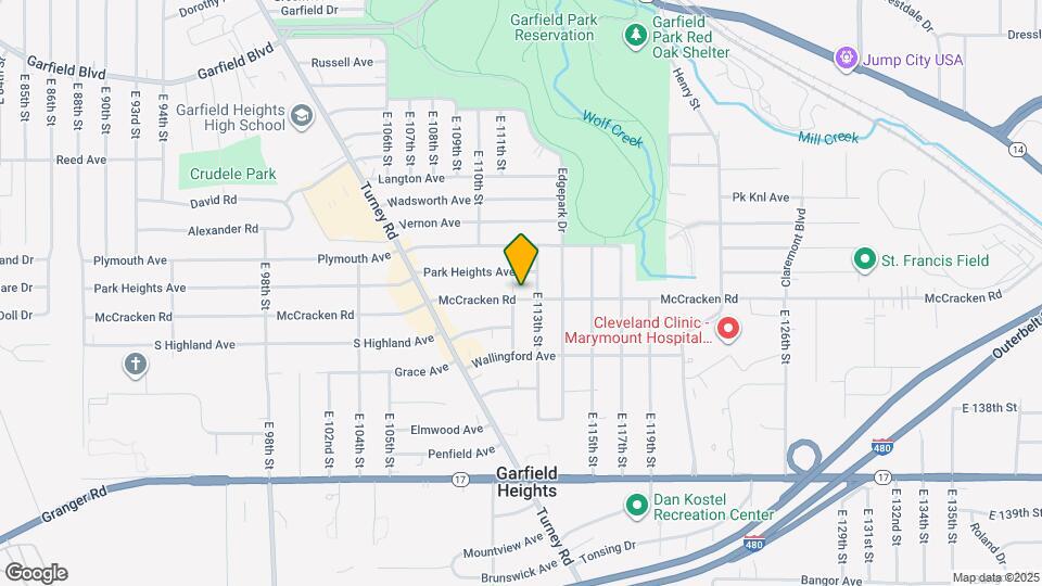11205 McCracken Rd Map and Location Details