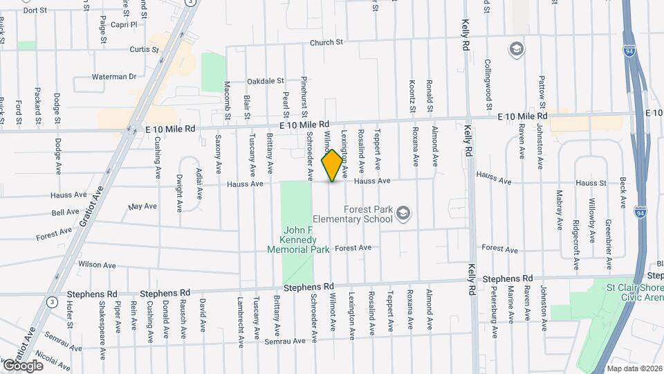 24696 Wilmot Ave Map and Location Details