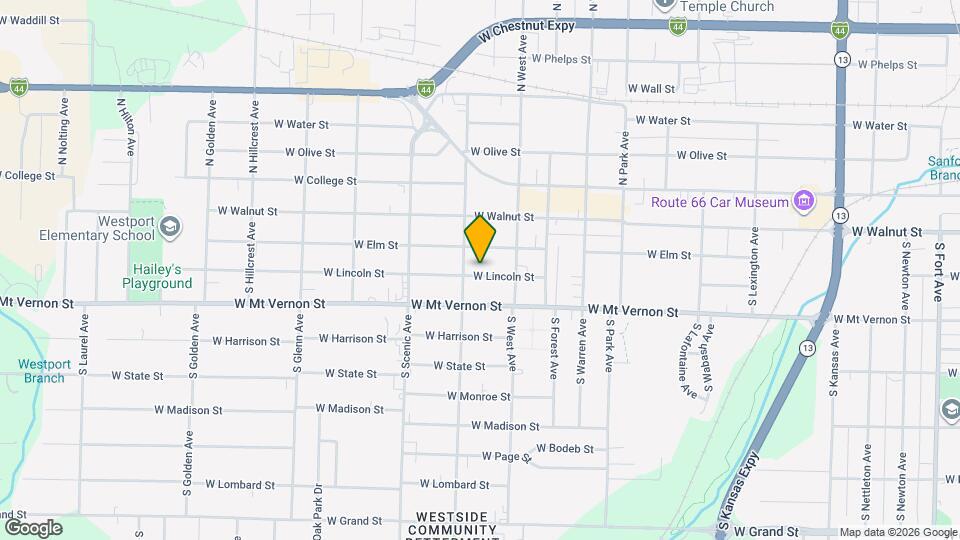 2541 W Lincoln St Map and Location Details