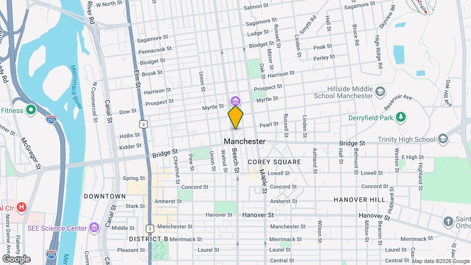 193 Pearl St, Unit 2nd Floor Map and Location Details