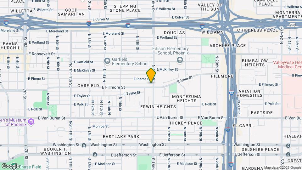602 N 16th St Mapa y Detalles de la Ubicación