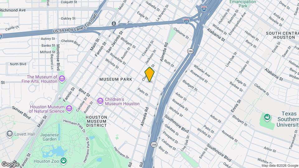 1824 Rosedale St Map and Location Details