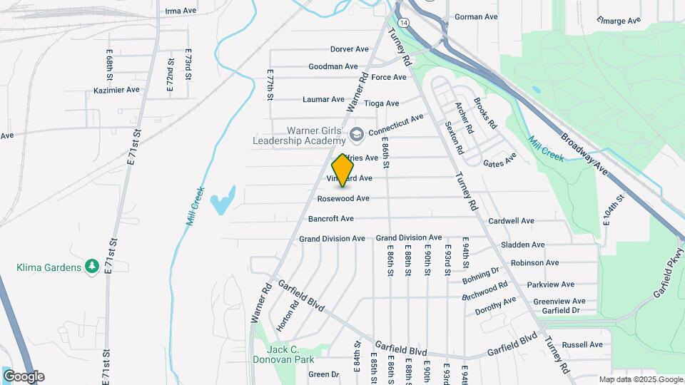 8225 Rosewood Ave-Unit -Unit 1 Map and Location Details