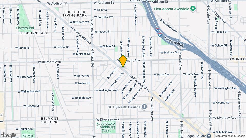 2989 N Lawndale Ave, Unit 2 Map and Location Details