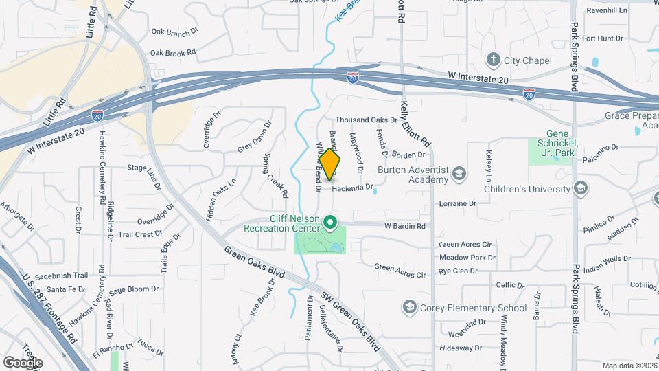 4614 Branchview Dr Map and Location Details