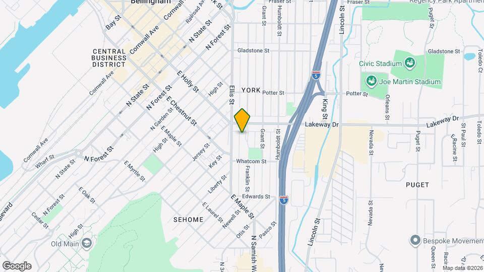 1247 Franklin St Map and Location Details