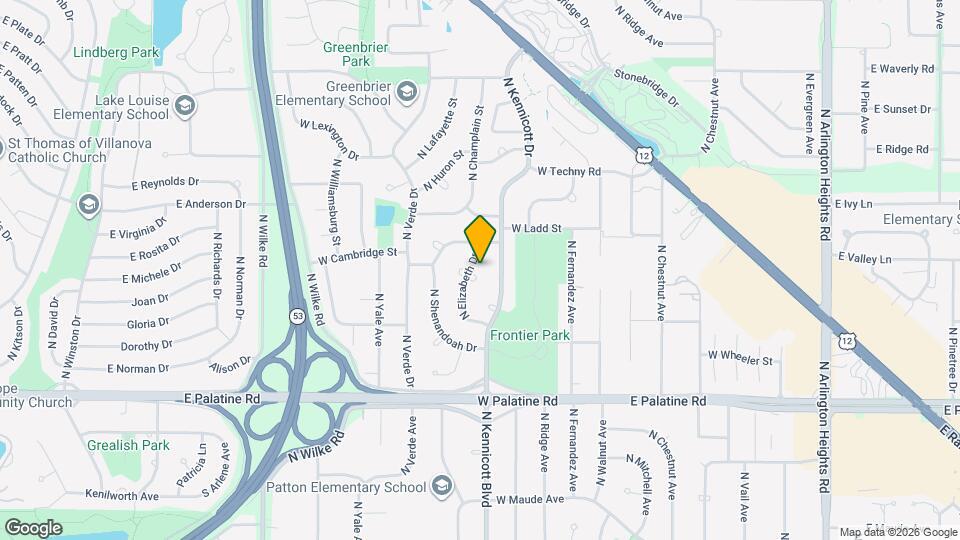 2115 N Elizabeth Dr Map and Location Details