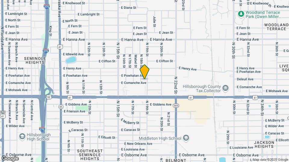 1808 E Comanche Ave Map and Location Details