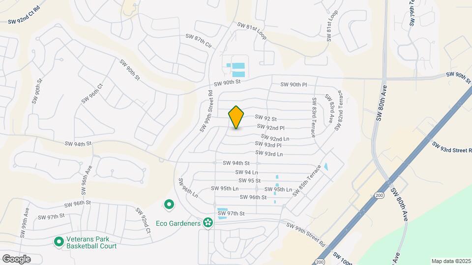8863 SW 92nd Ln Map and Location Details