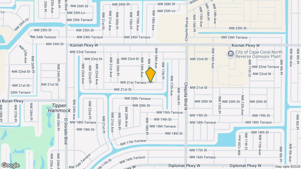 1810 NW 21st Terrace Mapa y Detalles de la Ubicación