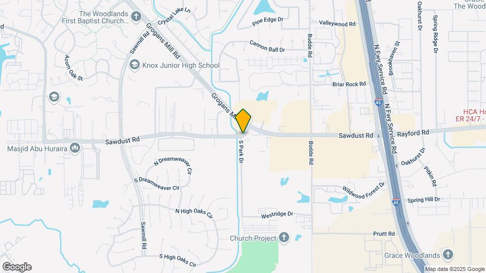 751 Sawdust Rd Map and Location Details