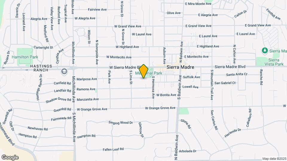 252 Mariposa Ave Mapa y Detalles de la Ubicación