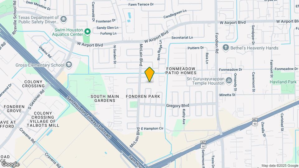15323 E Fondren Cir Map and Location Details