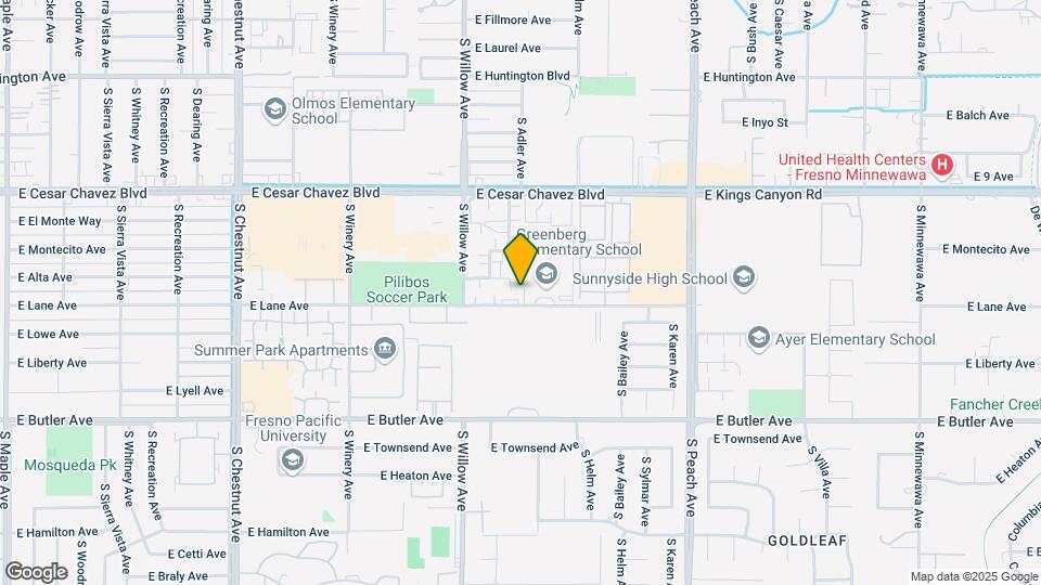 5049 E Lane Ave Map and Location Details