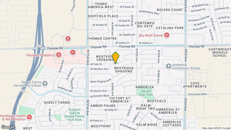 8833 W Windsor Ave Mapa y Detalles de la Ubicación