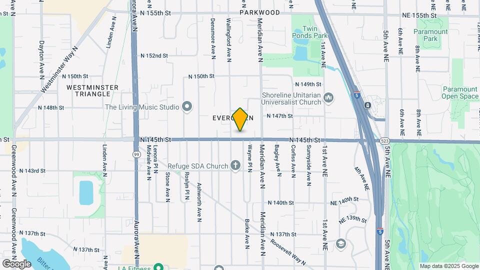 1816 N 145th St Mapa y Detalles de la Ubicación