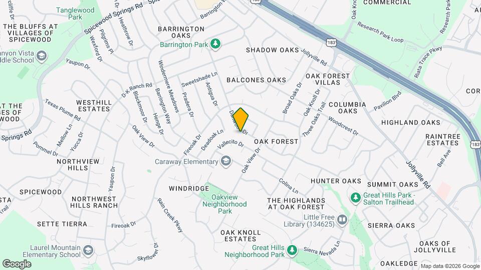 7005 Danwood Dr Map and Location Details