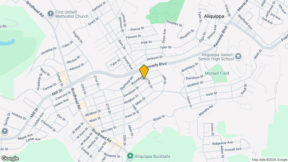 1706 Davidson St Mapa y Detalles de la Ubicación