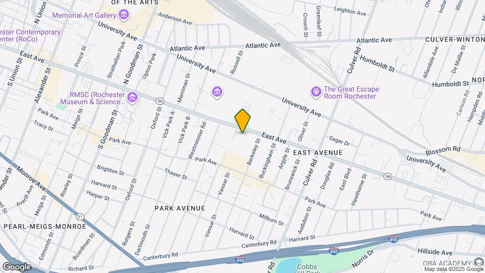 987 East Ave Map and Location Details