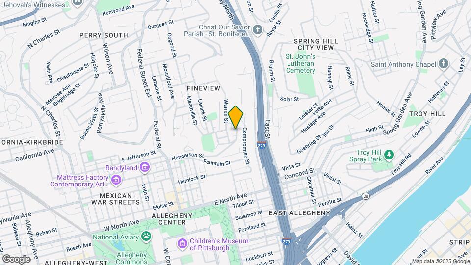 215 Henderson St Map and Location Details