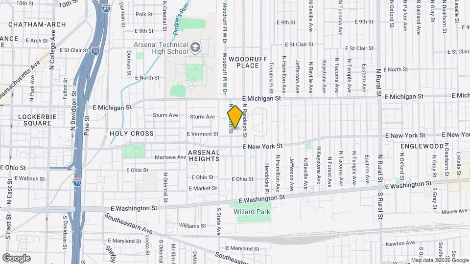 405 N Walcott St Mapa y Detalles de la Ubicación