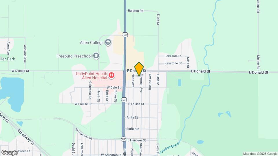 739 Sherman Ave Map and Location Details