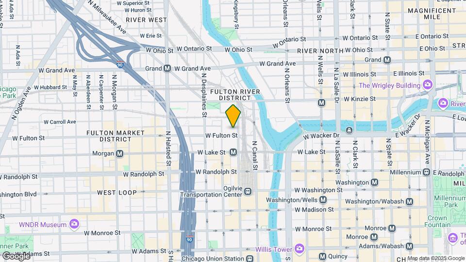 550 W Fulton St Map and Location Details