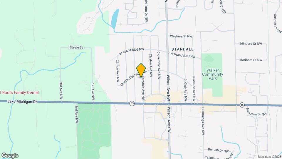 527 Ferndale Ave NW Map and Location Details