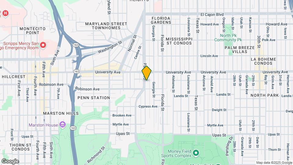 3785 Park Blvd Map and Location Details