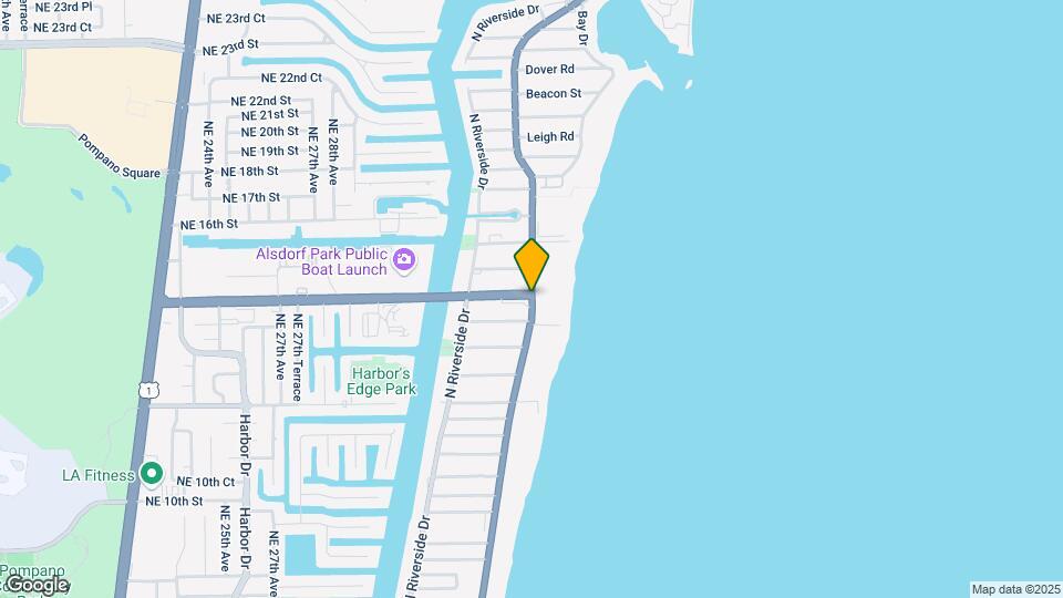 1395 S Ocean Blvd Map and Location Details