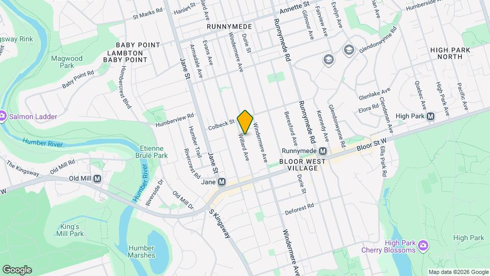 325 Willard Ave Map and Location Details