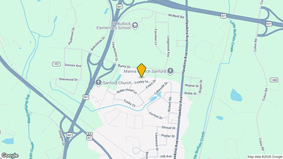 220 Loxley Ln Map and Location Details