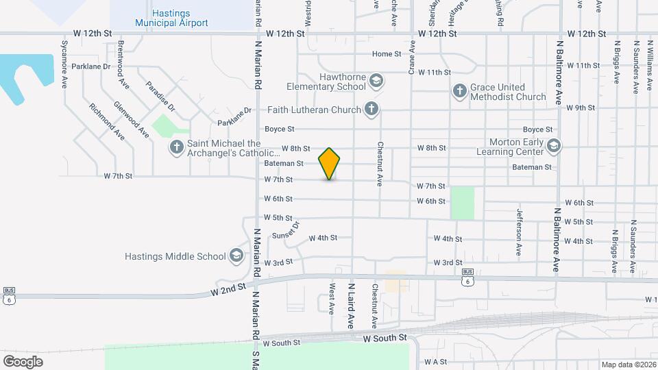 2407 W 7th St Map and Location Details