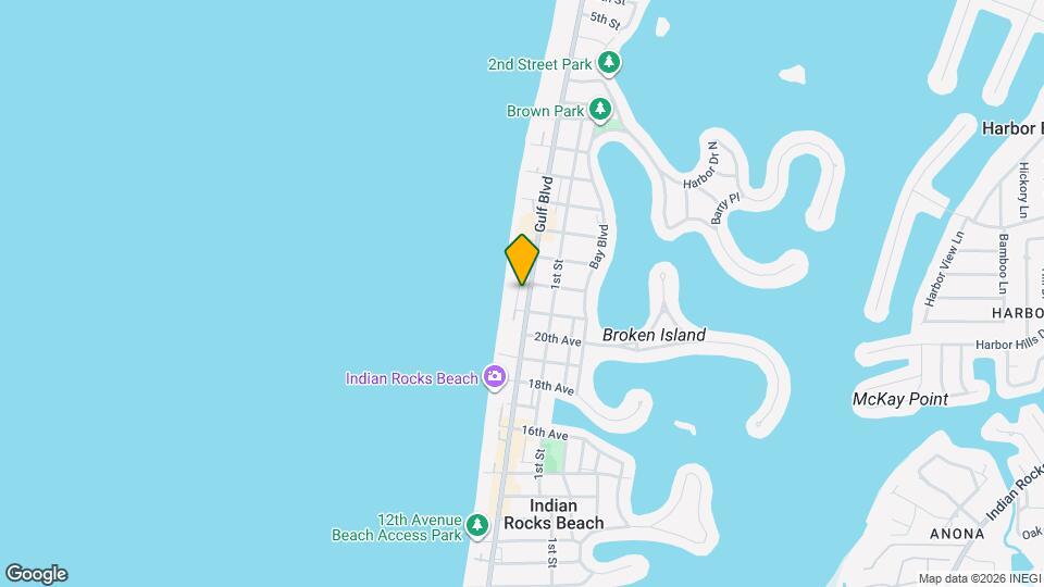 2110 Gulf Blvd Map and Location Details