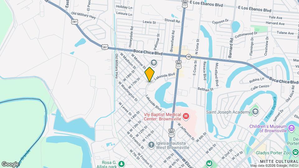 Lakeside 600 Apartments Map and Location Details