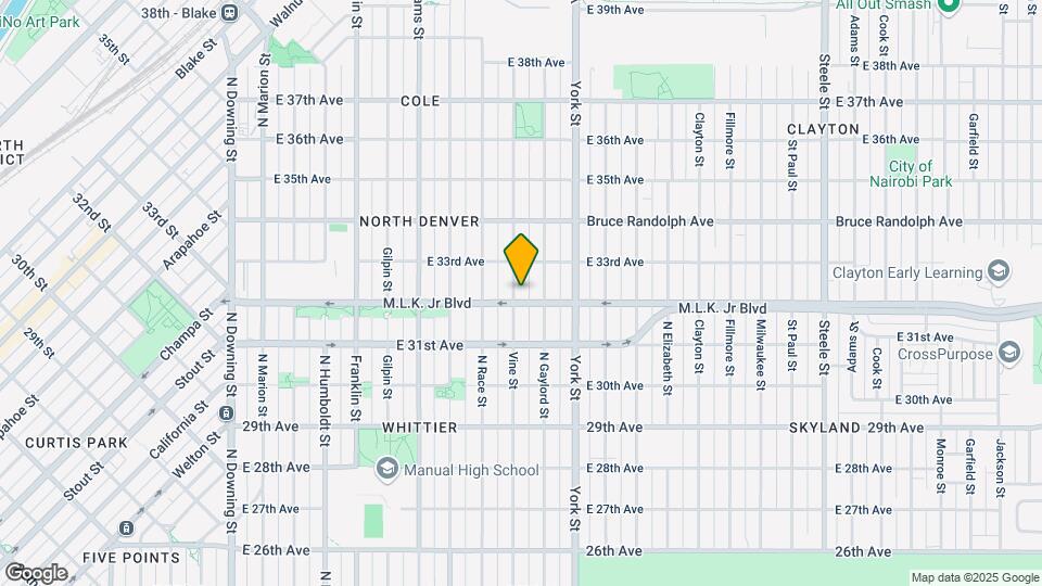 3210 N. Vine St, Unit Garden level (B) Map and Location Details
