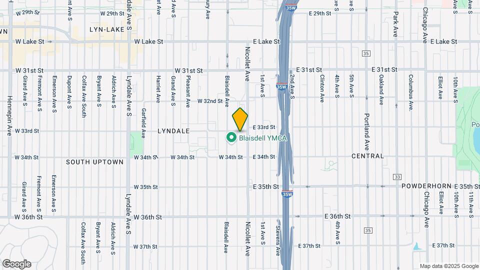 13 W 33rd St Map and Location Details