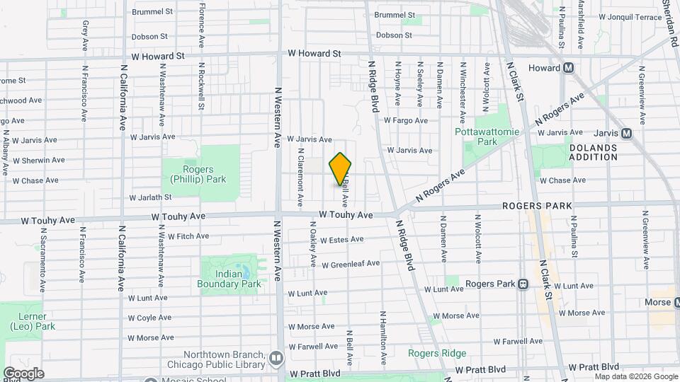 7234 N Bell Ave, Unit 3N Map and Location Details