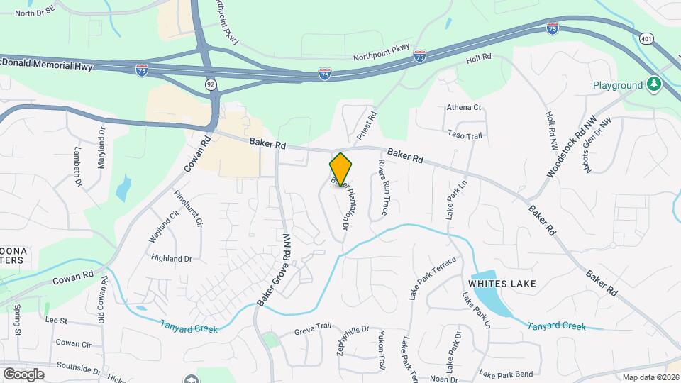 4912 Baker Ridge Pl Map and Location Details