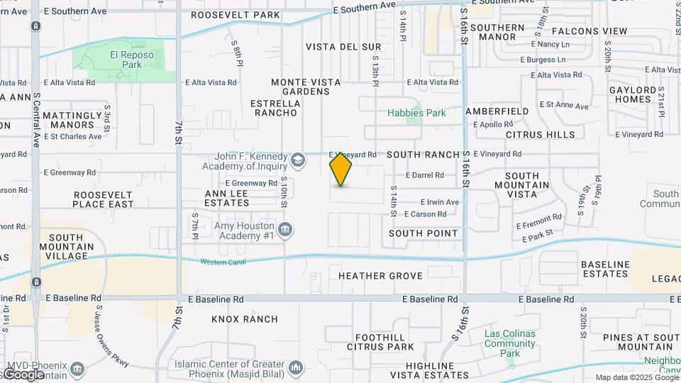 1229 E Maldonado Dr Map and Location Details