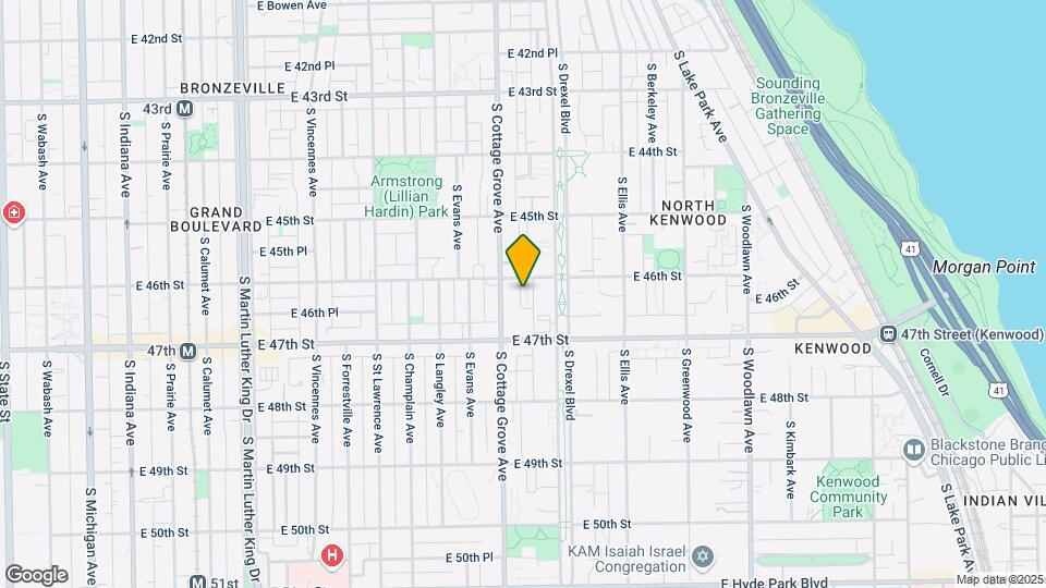 811 E 46th St Mapa y Detalles de la Ubicación