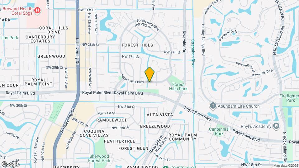 8579 NW 23rd Manor Map and Location Details