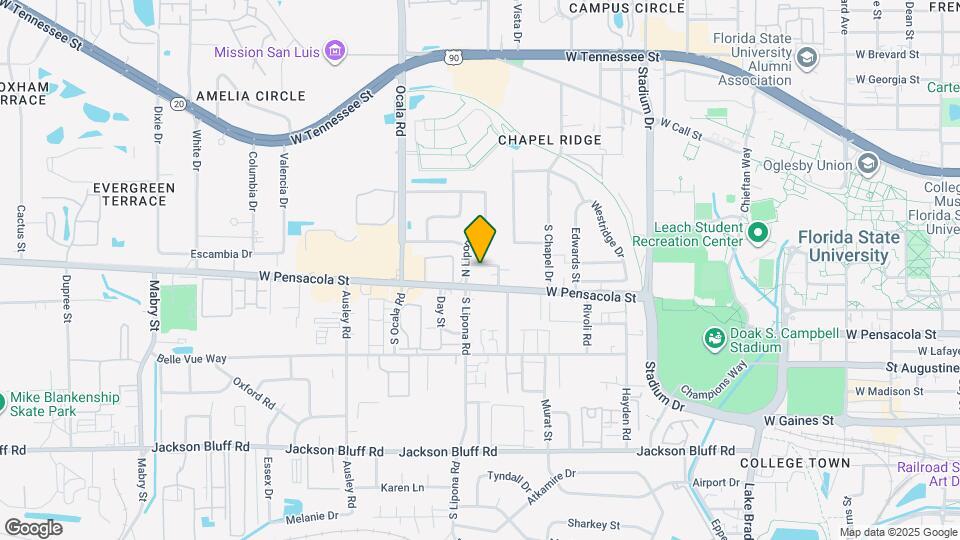 1861 Ivy Ln Mapa y Detalles de la Ubicación