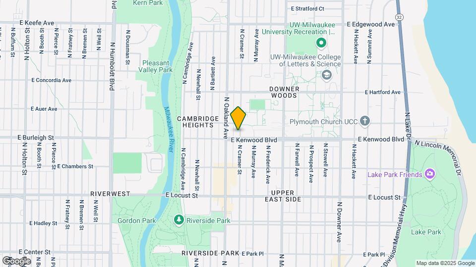 1830 E Kenwood Blvd Mapa y Detalles de la Ubicación