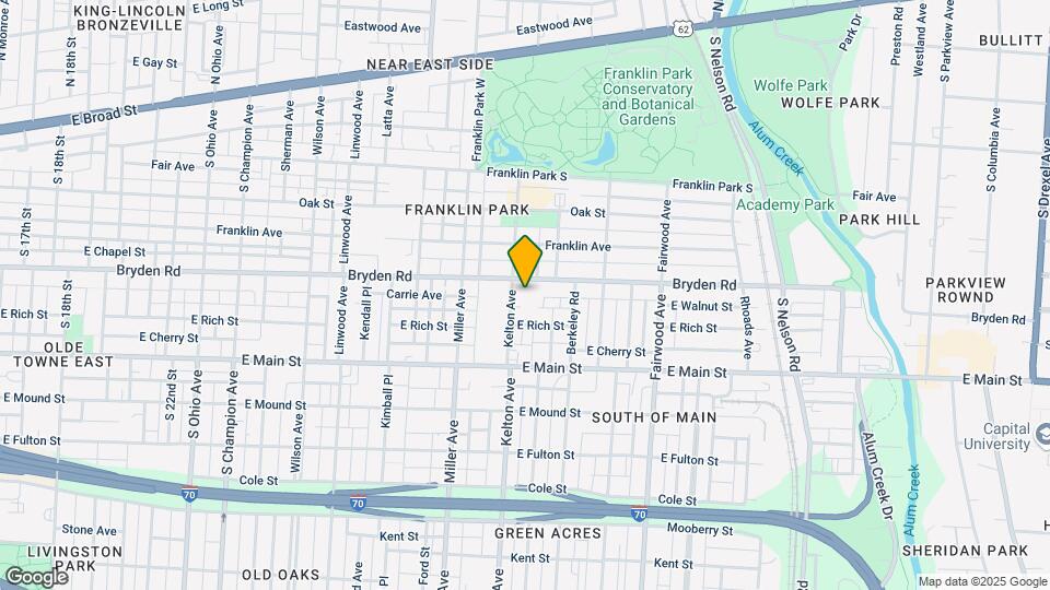 Franklin Park Apartments Mapa y Detalles de la Ubicación