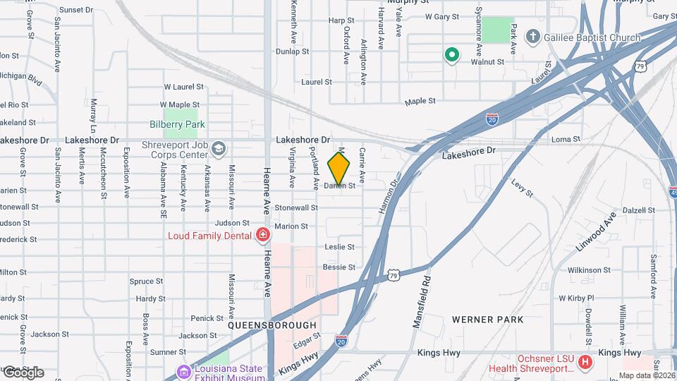 2401 Darien St Map and Location Details